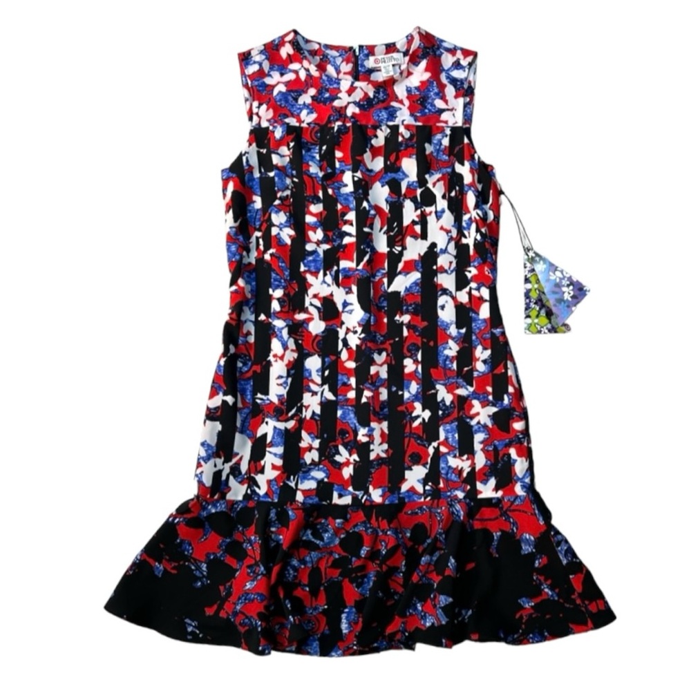 Peter Pilotto For Target Sleeveless Dress Tulip Floral Abstract X-Small …